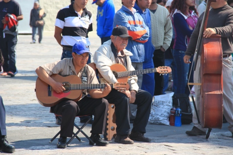 Musicians in the square